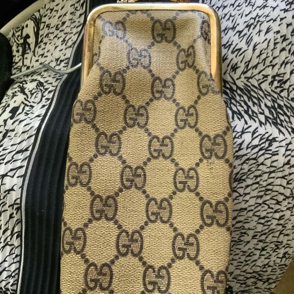 GUCCI Sherry Line GG Pattern Eyeglass Pouch Case - Picture 4 of 6